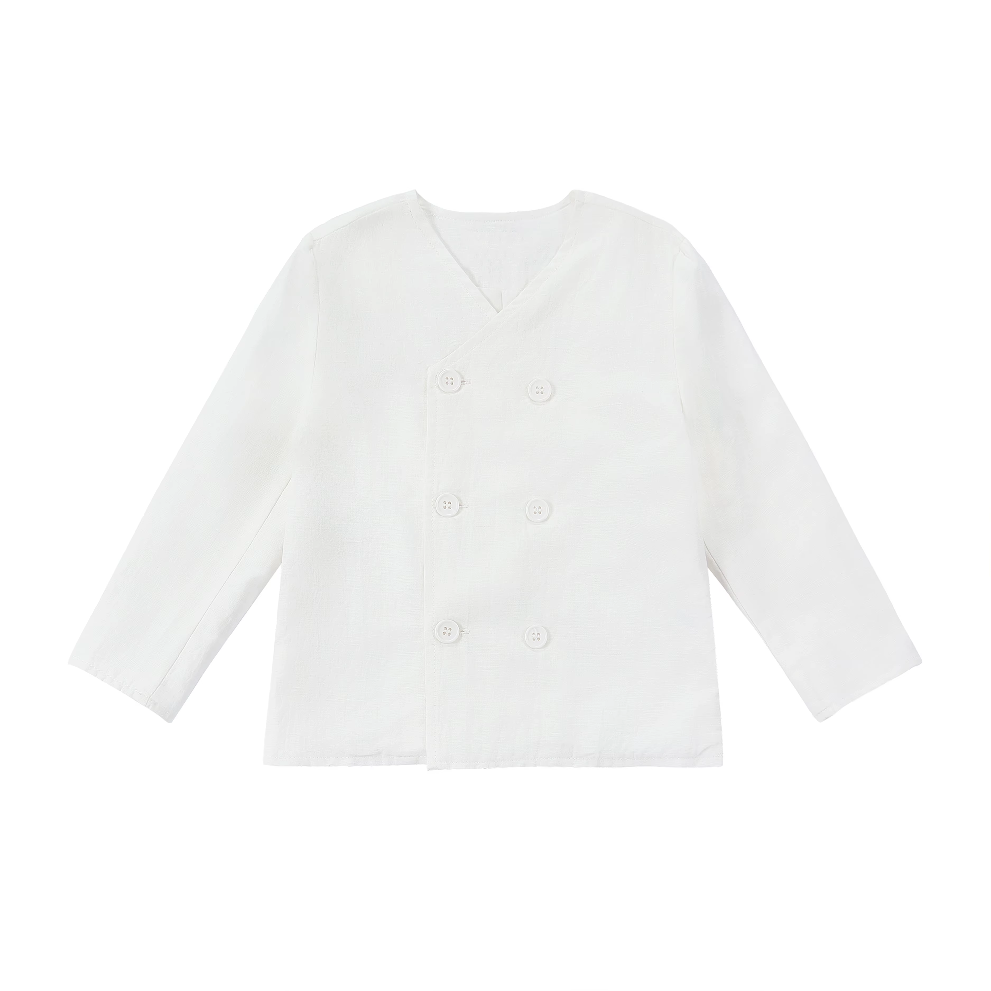 Buttercup Collection – White Linen Blazer