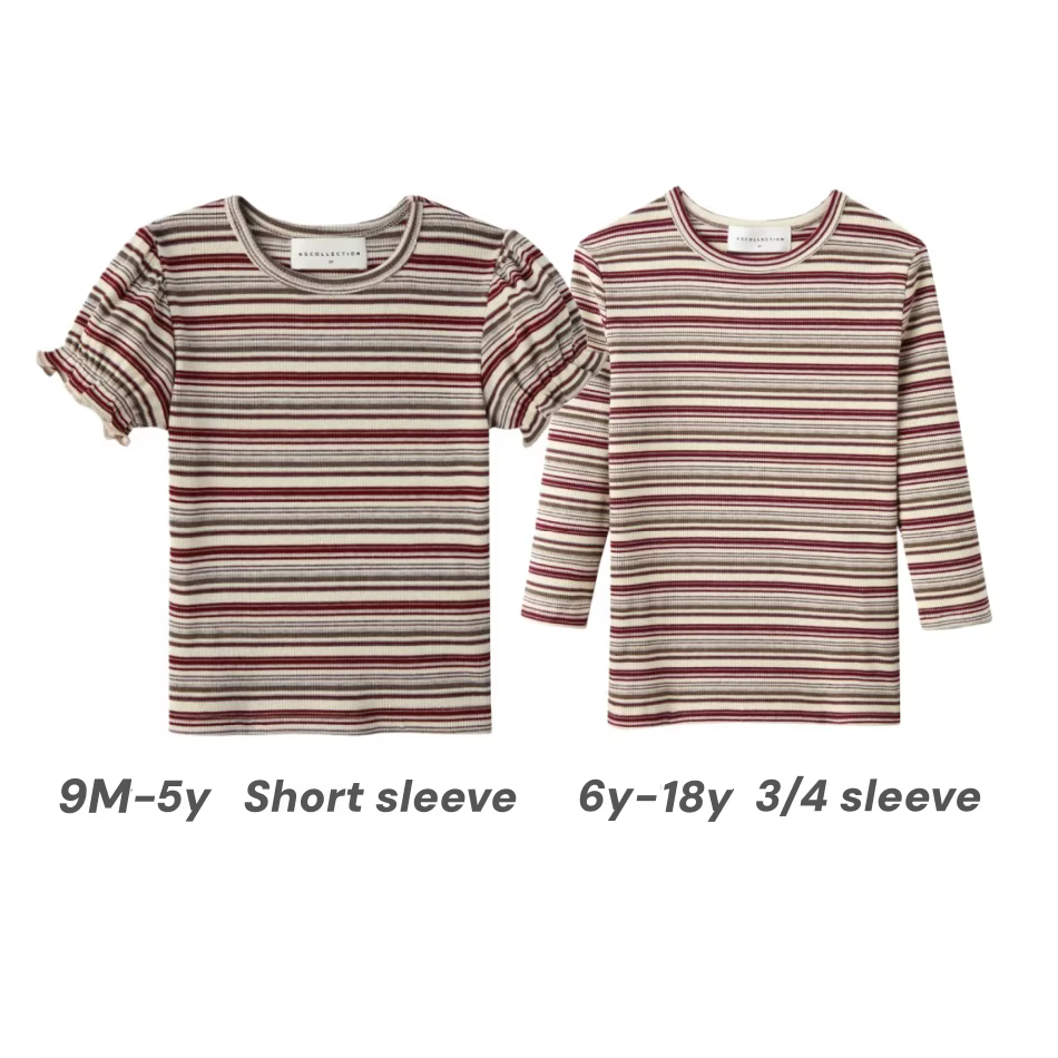 Black Denim Collection – Striped Tee