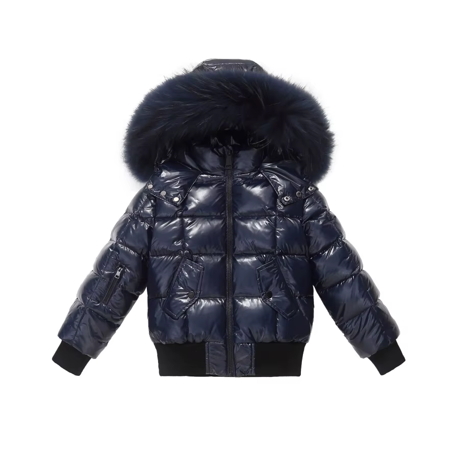 Down Puffer Coats – Navy