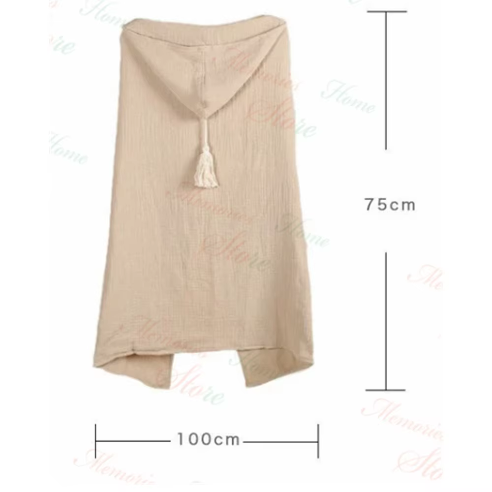 Personalised Muslin Hooded Baby Towel — image 5