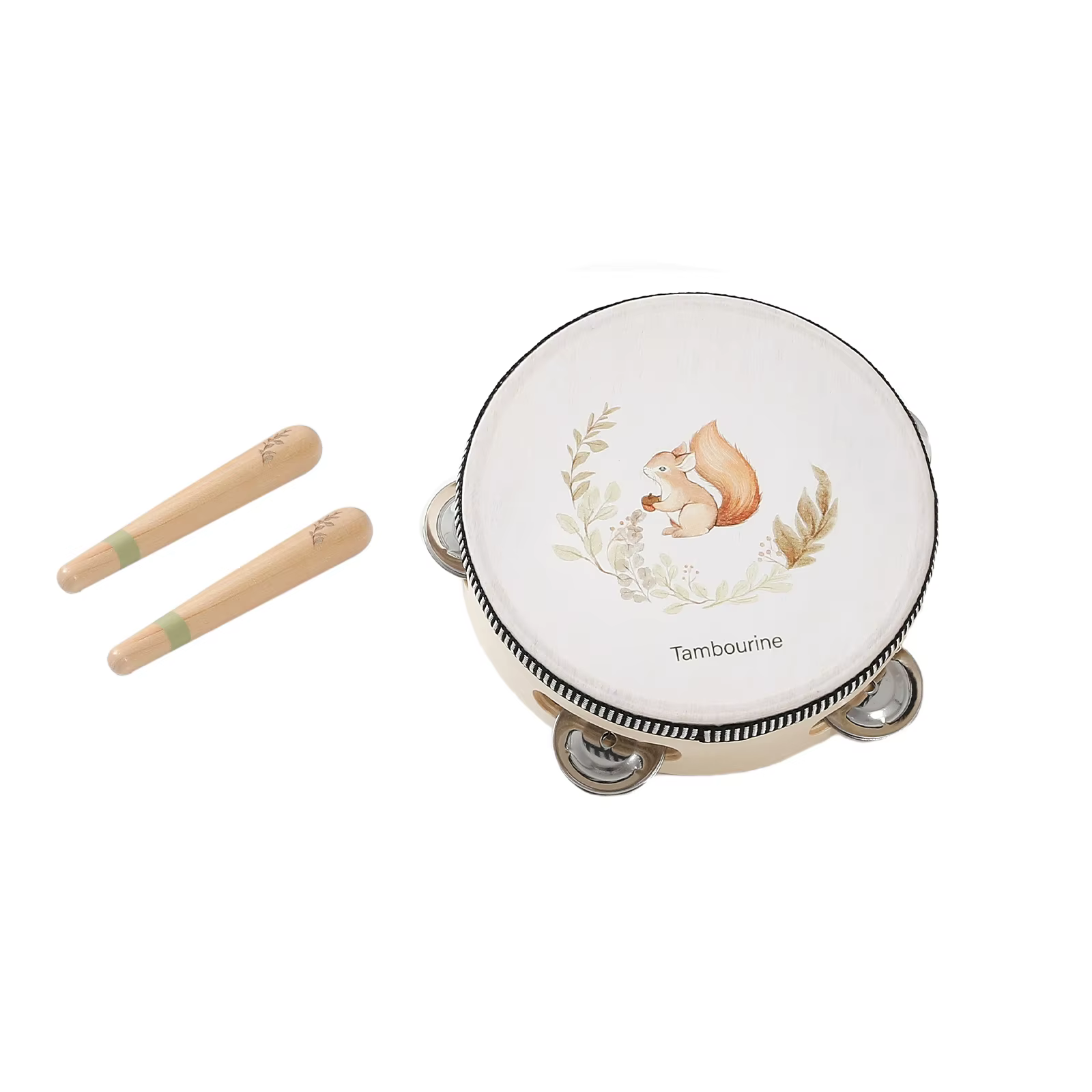 Wooden Tambourine Drum