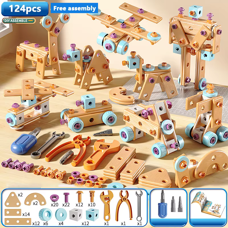 Nuts & Bolts Toolbox – 124 pieces