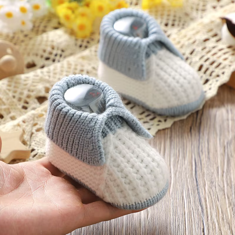 Newborn Baby Knit Sock Shoes — image 3