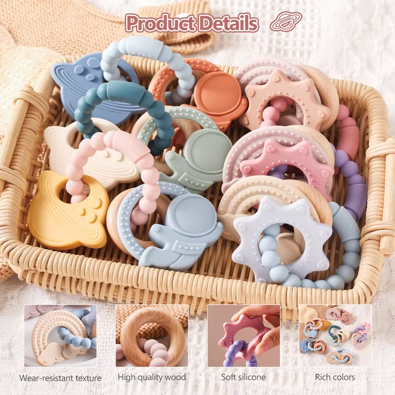 Silicone Planet Teething Ring — image 5
