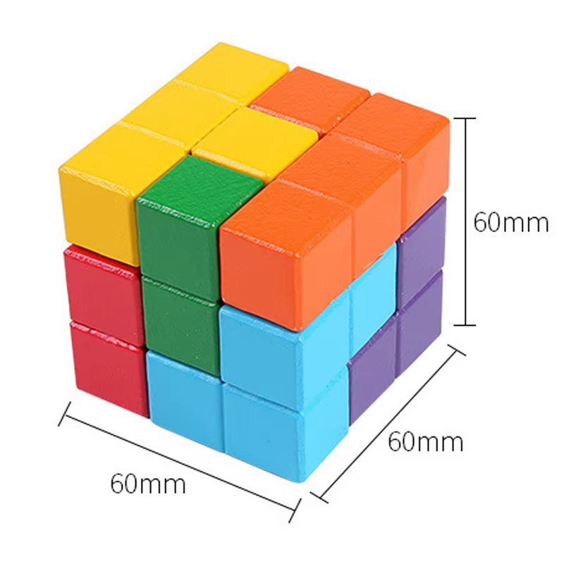 Wooden Soma Cube Puzzle — image 4