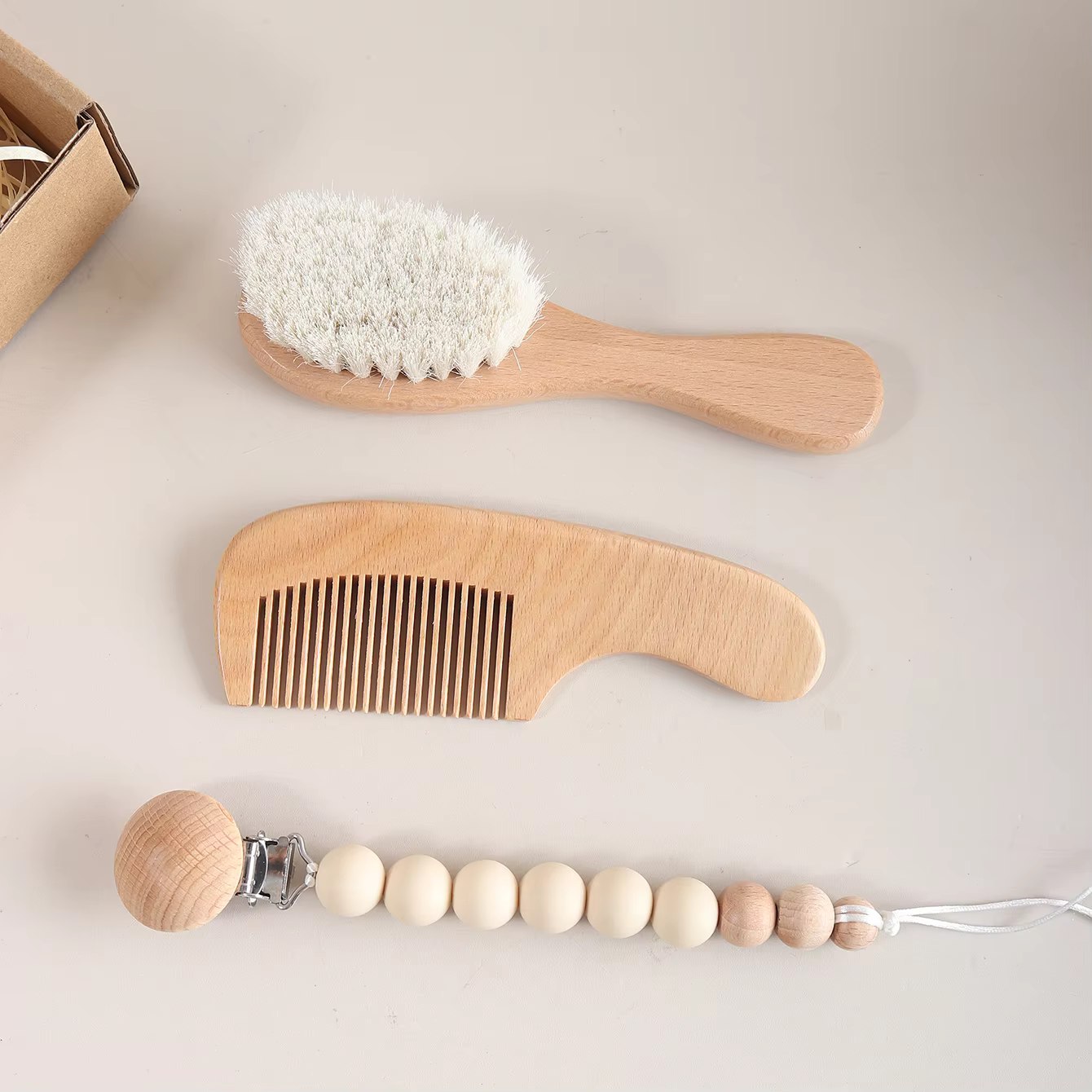 Personalised Baby Brush & Comb Gift Set — image 6
