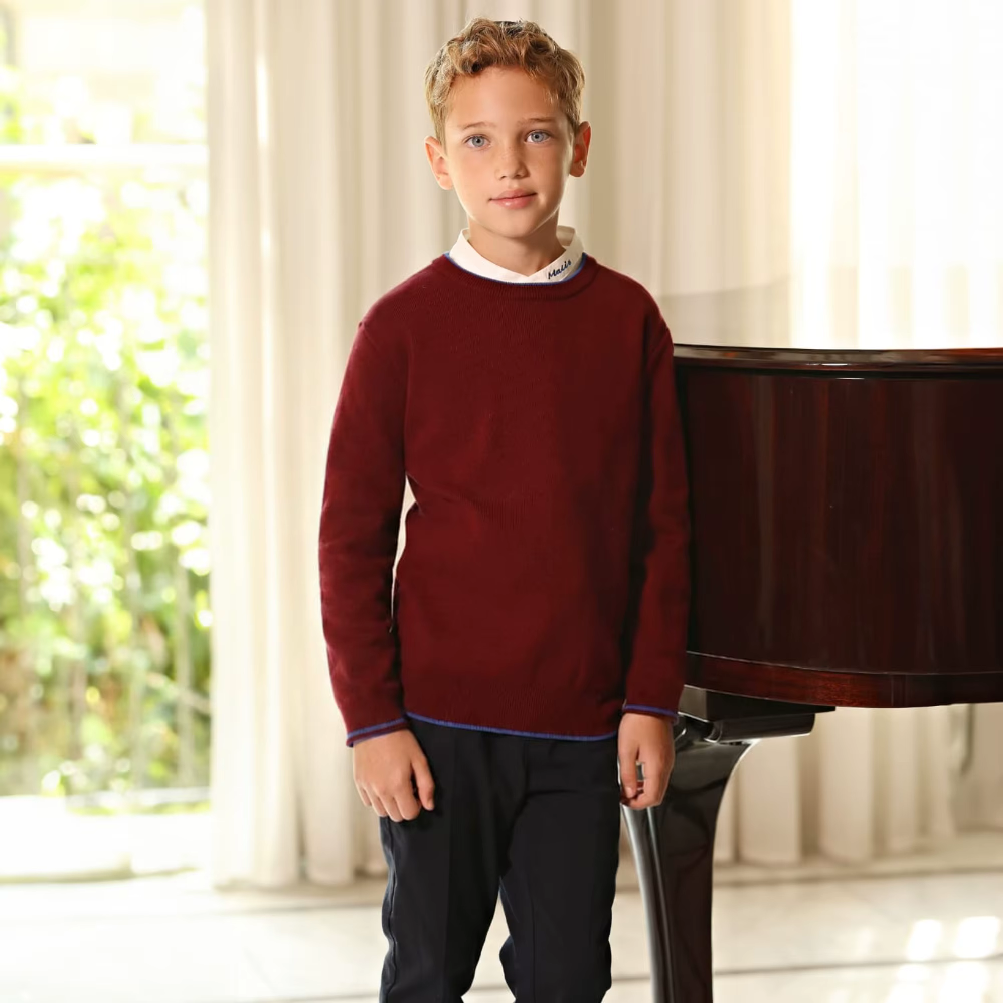 Burgundy Collection – Girls Knit Vest — image 4