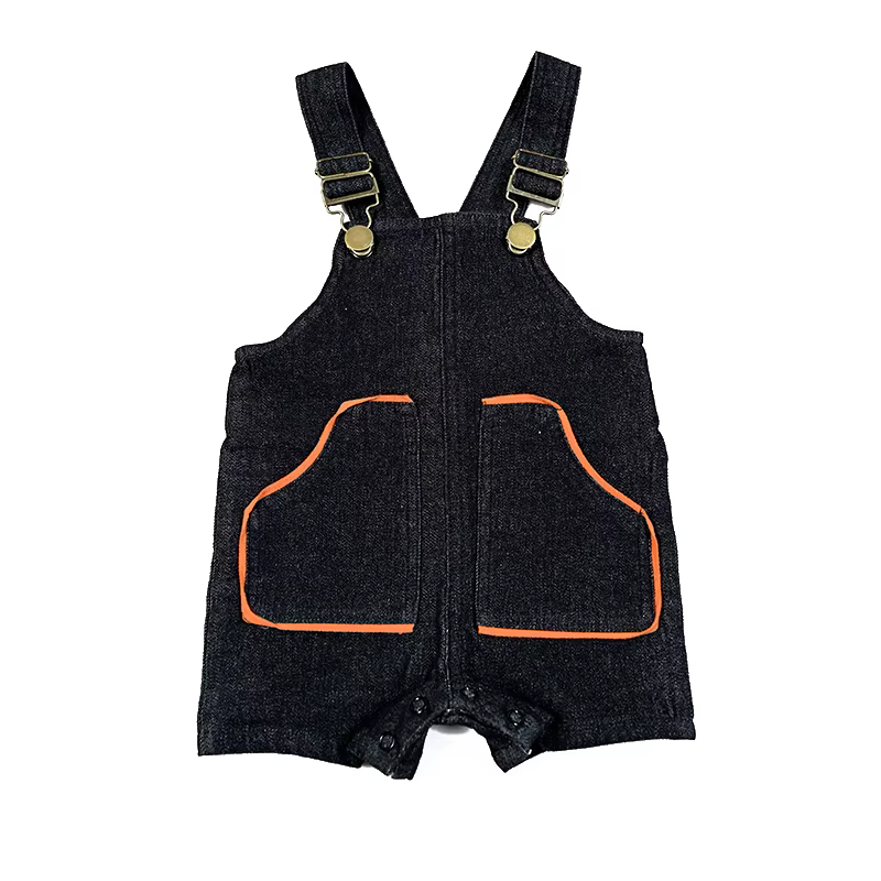 The Black Denim Collection – Baby Boy Romper