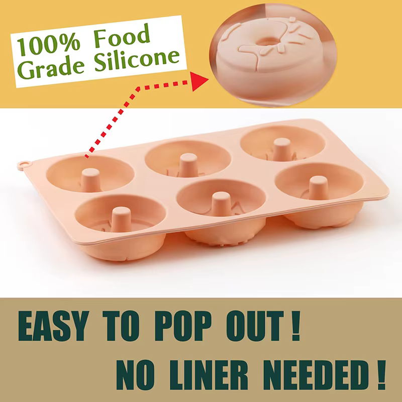 Mini Fluted Doughnut Mould – 6 Cavity — image 5