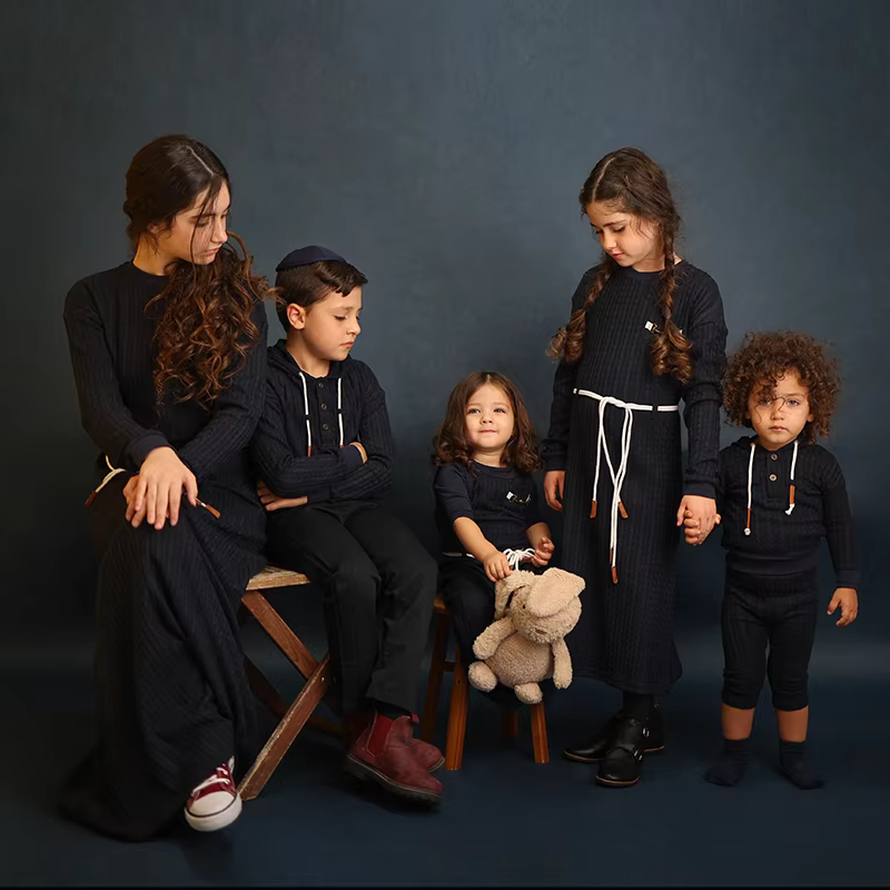 Navy Cable Knit Collection – Teenage Set — image 5