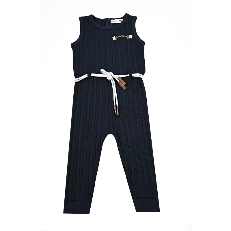 Navy Cable Knit Collection – Baby Romper – I Love Ali AW26