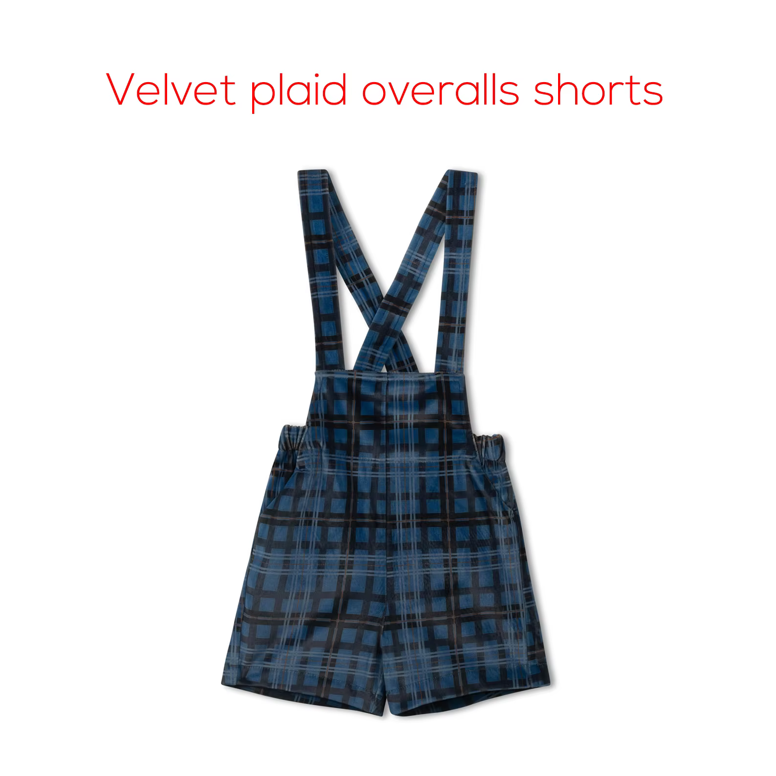 Black – Plaid Overall Shorts – Ali Picks AW26