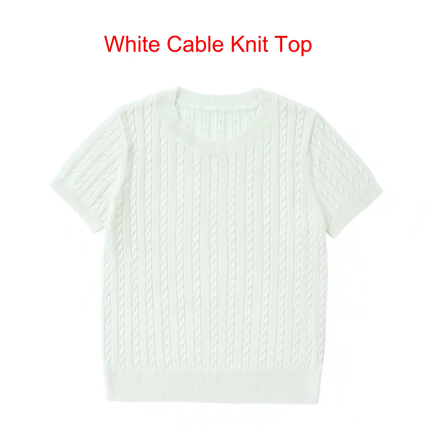 Sage Collection – Boys White Sweater