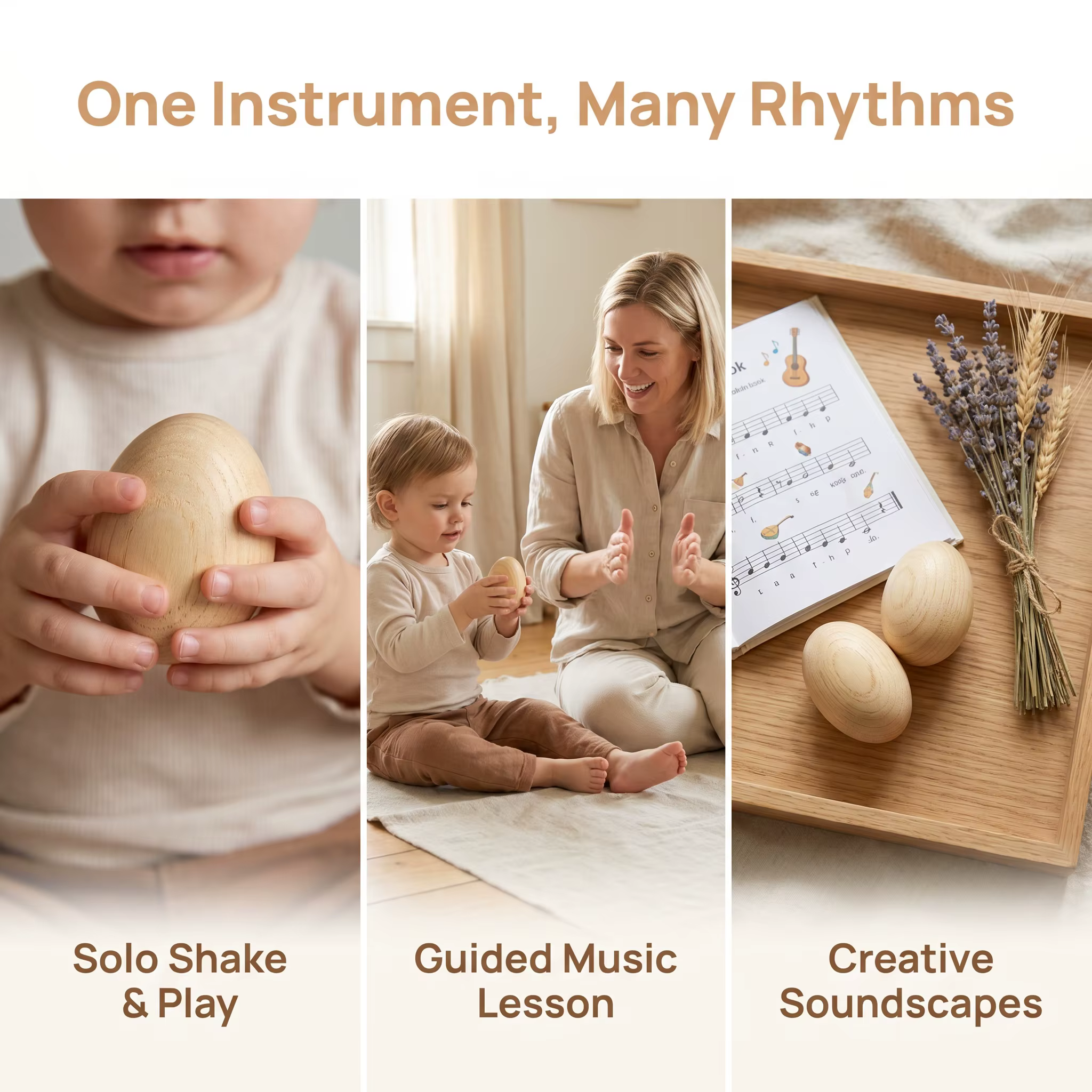 Wooden Egg Maracas (Pair) — image 4