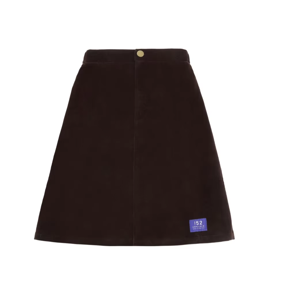 Chocolate Brown Corduroy – Brown Corduroy Skirt – Ali Picks AW26