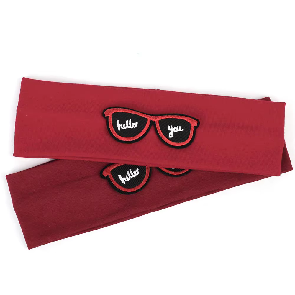 Embroidered Cotton Turban Headband — image 5