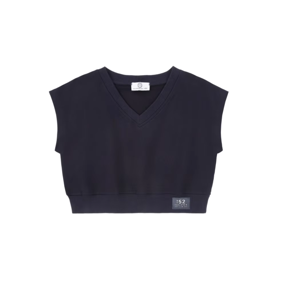 Navy Blue Corduroy – Cropped Shirt – Ali Picks AW26