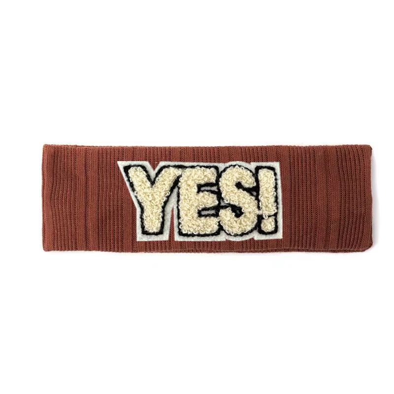 Chenille YES Patch Headband — image 3