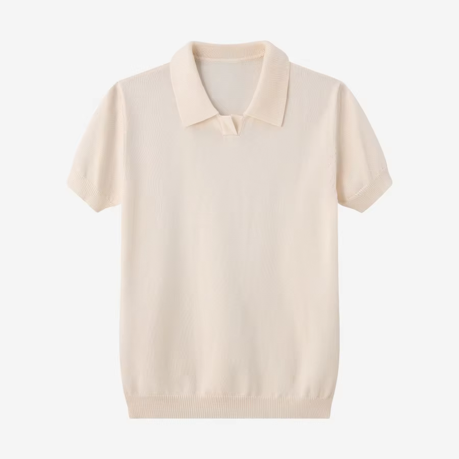 Cable Knitting Collection – Polo Top