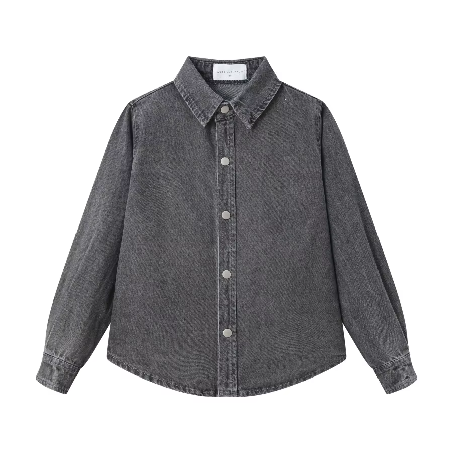 Grey Denim Collection – Boys Shirt