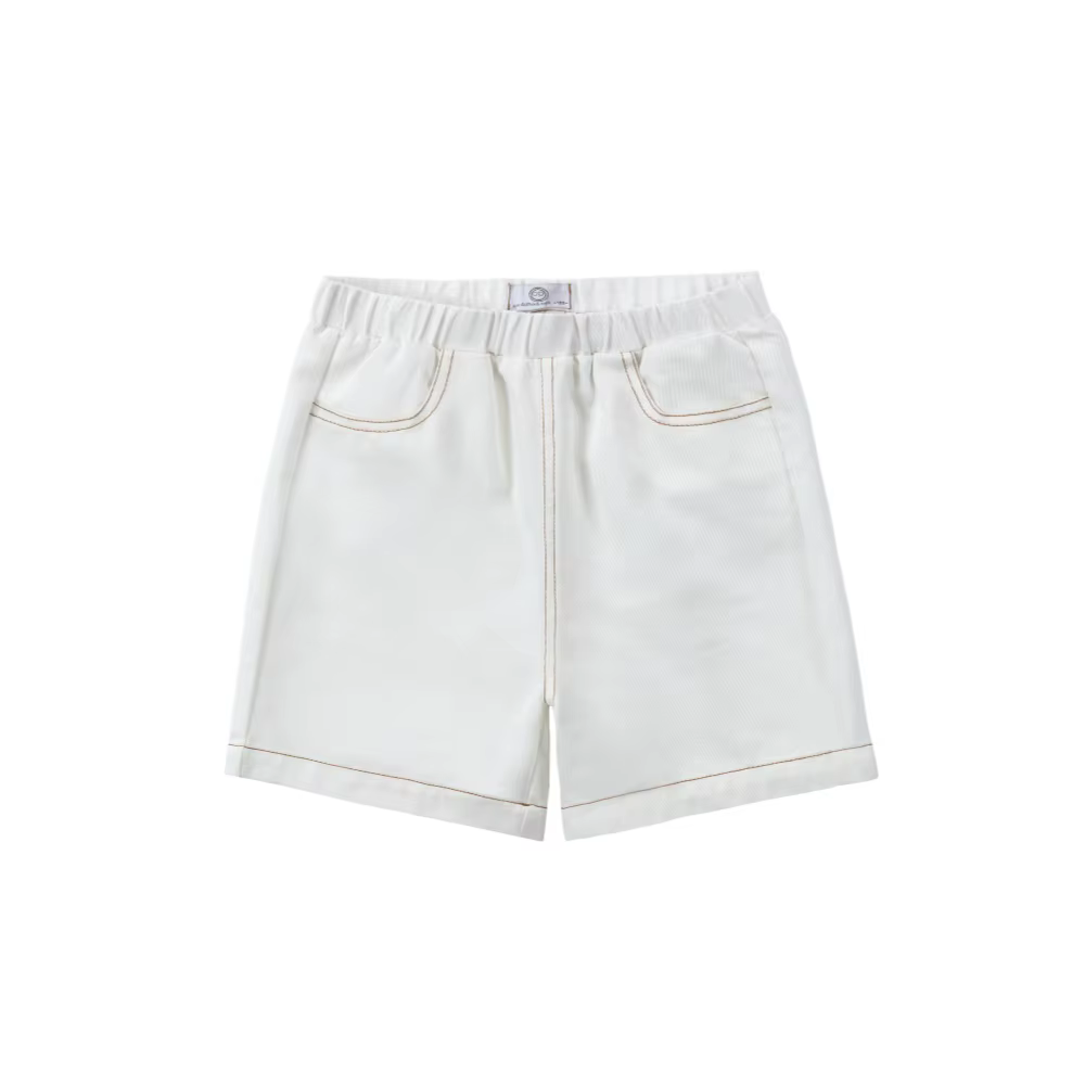 White Denim Collection – Boy Shorts