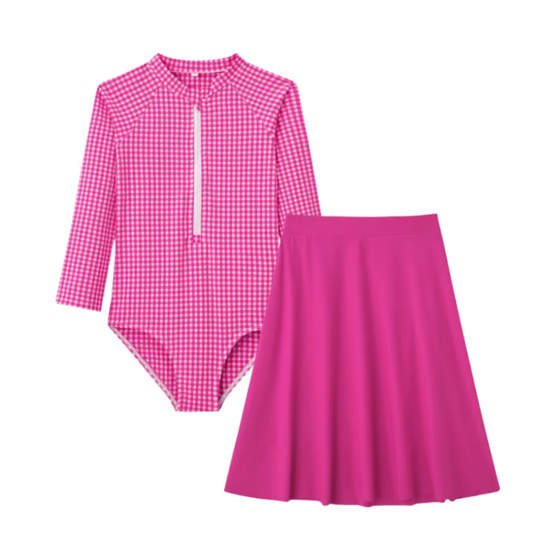Gingham Swimwear Collection – Girls Set