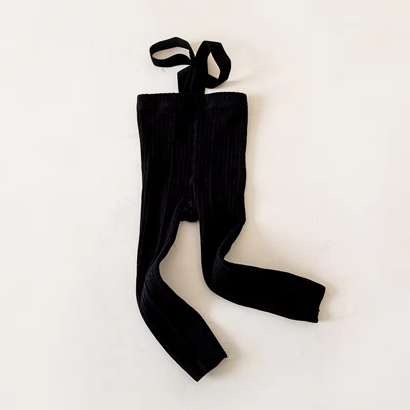 Baby Suspender Knit Tights — image 5