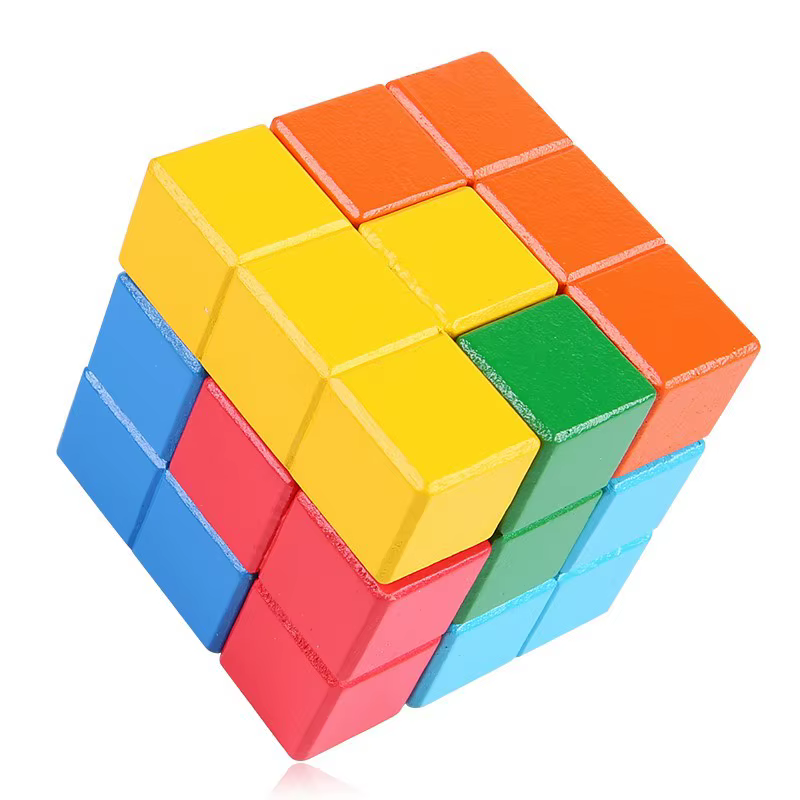 Wooden Soma Cube Puzzle — image 3