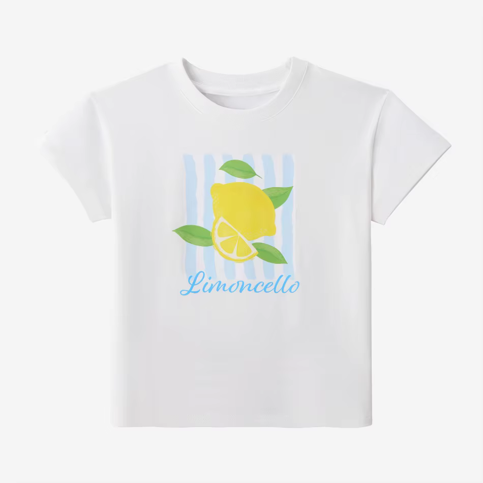Print Lemon Collection – Girls Tee Short