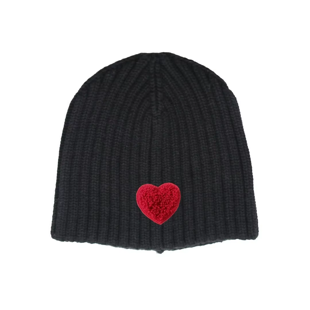 Patterned Baby Knit Beanie – Style HEART