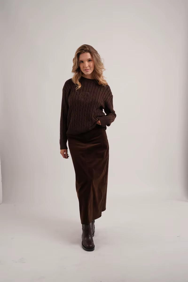 Retro Corduroy Collection – Dark Green Mockneck — image 5