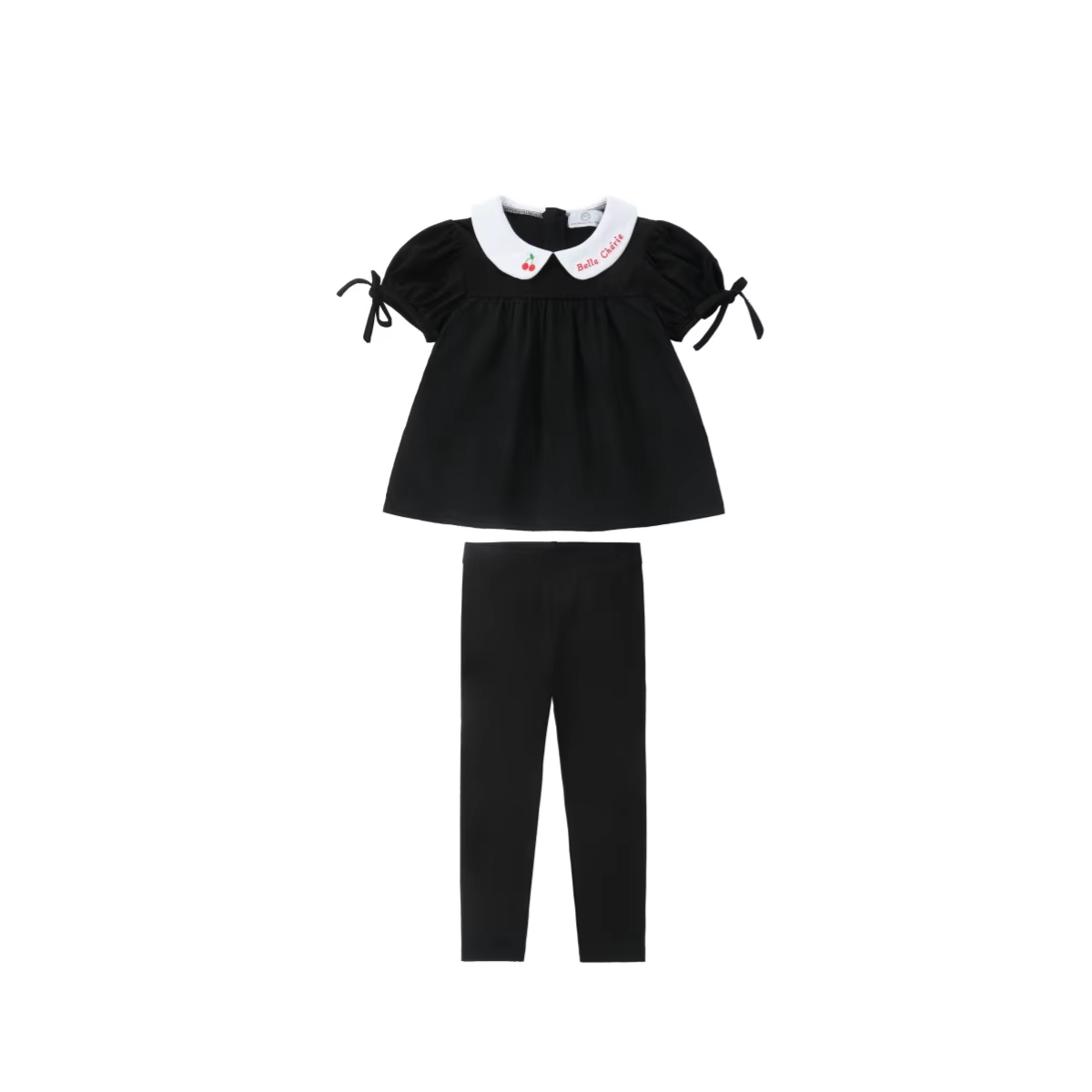 Friday Night Pinstripe Collection – Black Baby Set