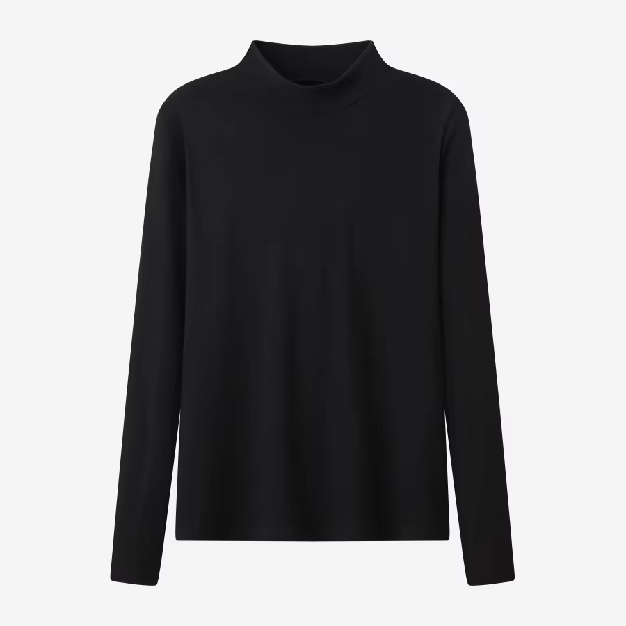 Cupro Skirt Collection – Black Mockneck – Ali Specials AW26