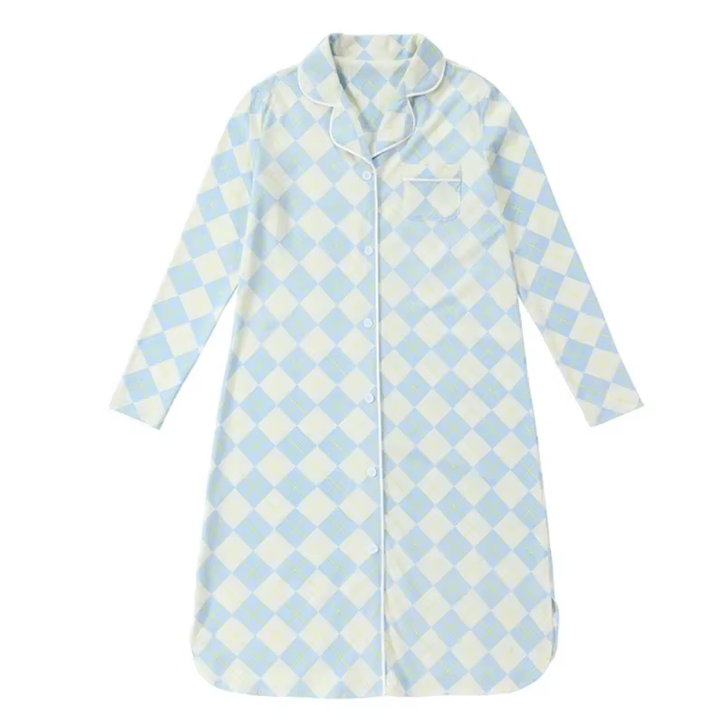 Argyle Pyjamas – Blue Dress