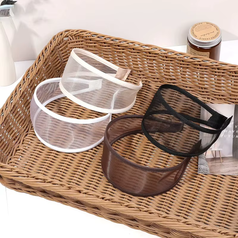 Non-Slip Breathable Wide Mesh Headband Hair Hoop Soft Fabric — image 3