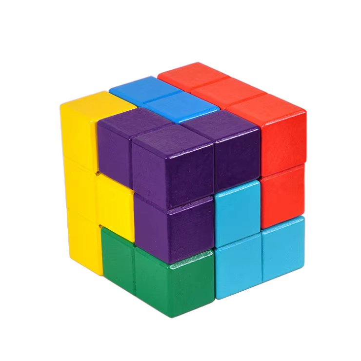 Wooden Soma Cube Puzzle — image 2