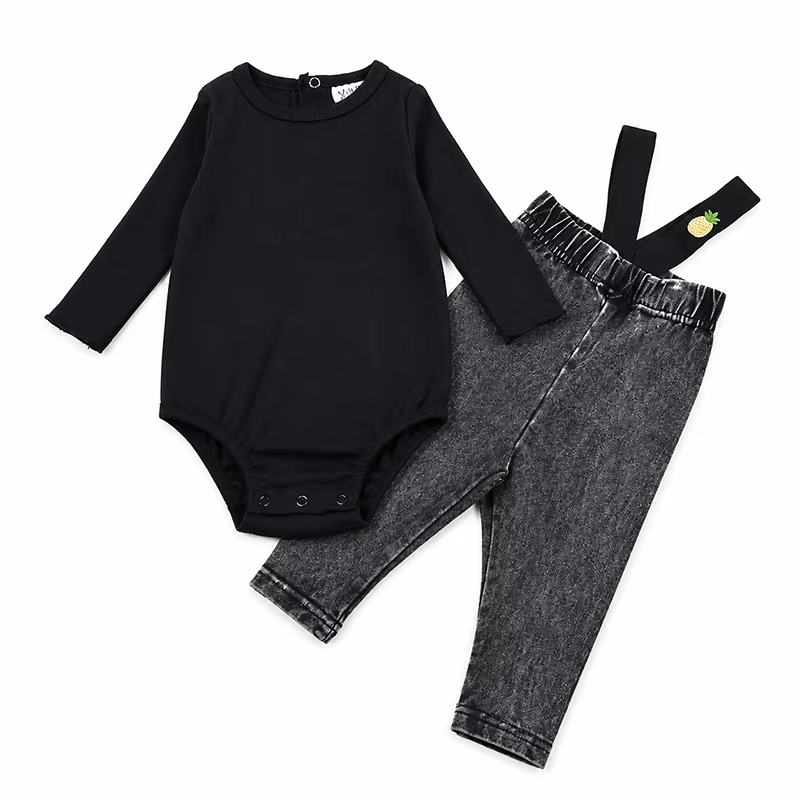 Black Denim Family – Baby Boy Set – Ali Mali AW26
