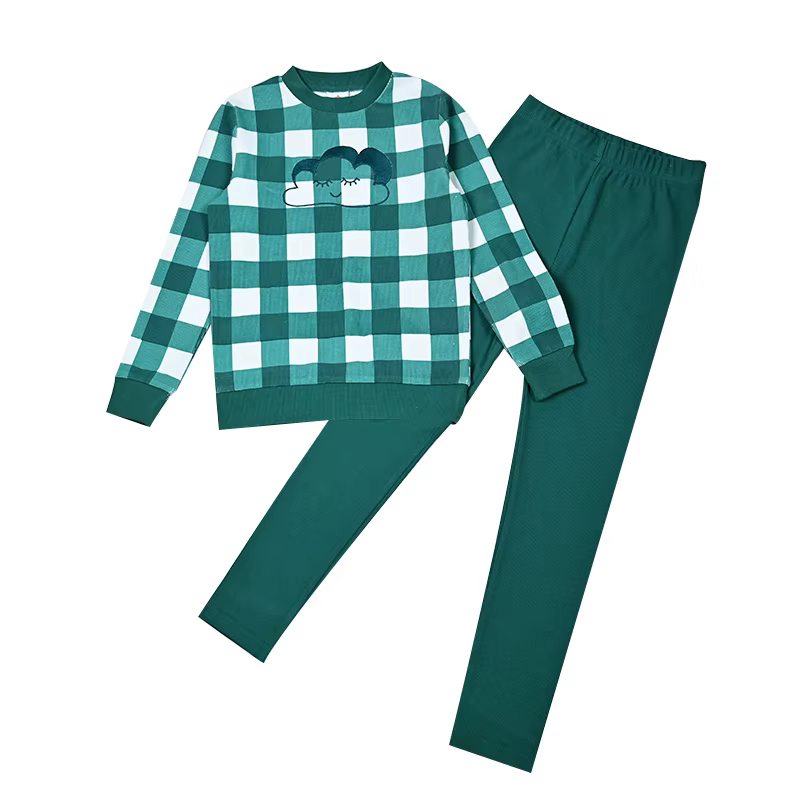 Brother & Sister Pyjamas – Long Sleeve Blue