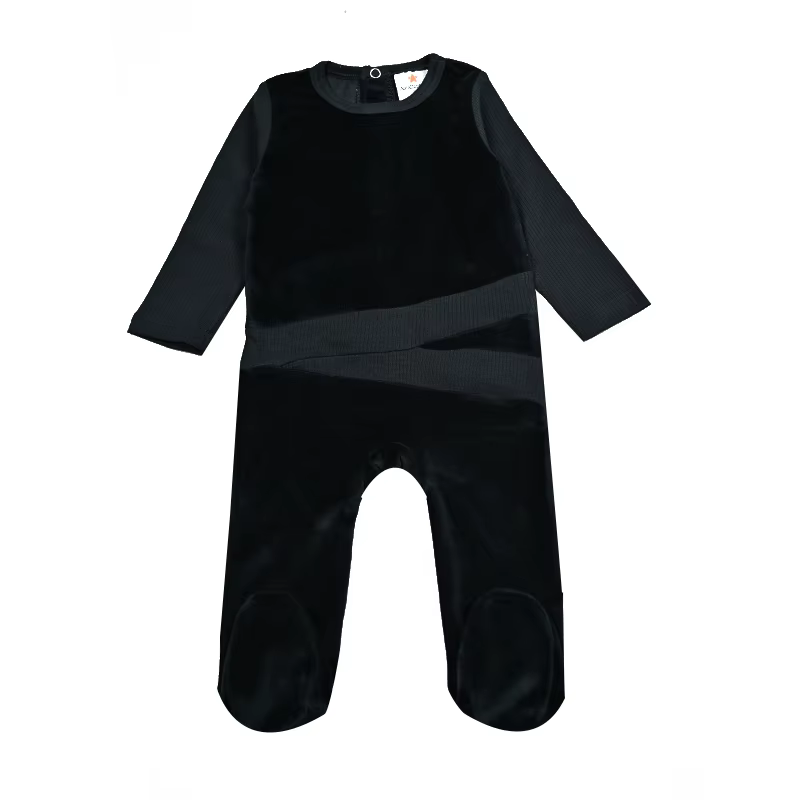 The Shabbos Lounge Suite in Black – Black Boy Romper