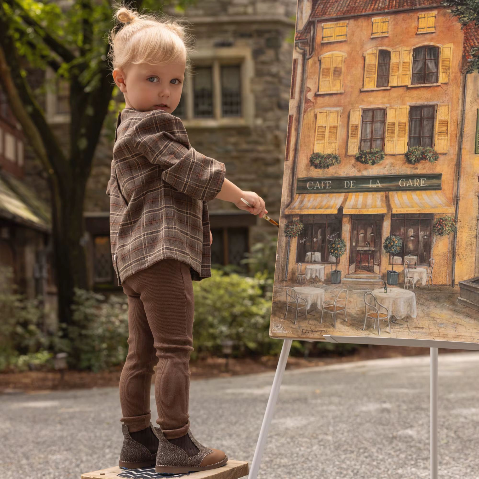 Chestnut Plaid – Baby Boys Shirt — image 4