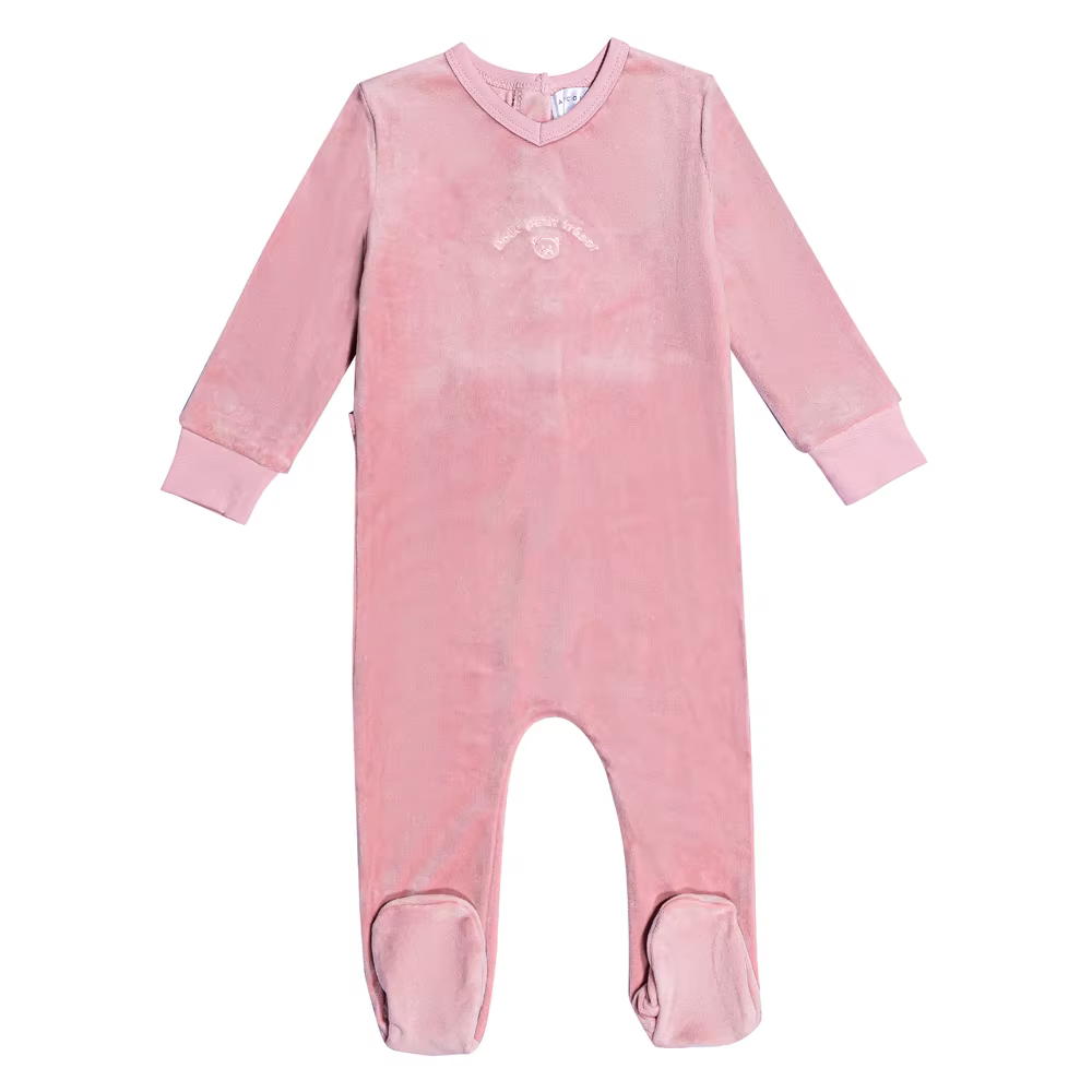 The Velour Loungewear – Pink Dodo Footie