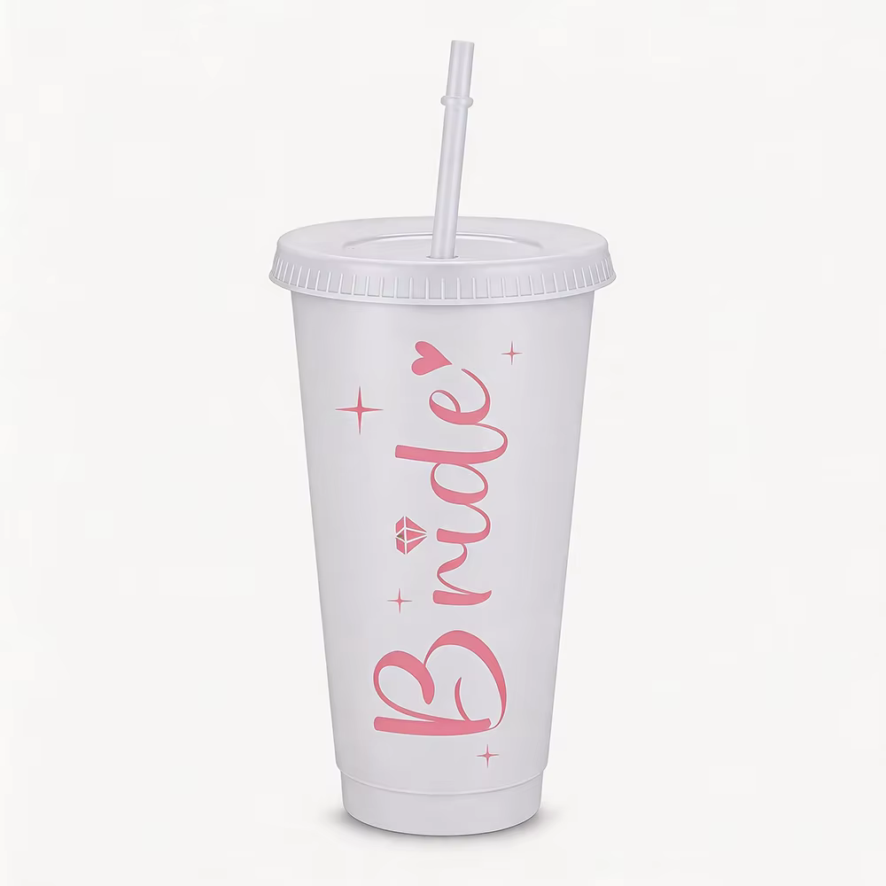 Bride Tumbler with Straw