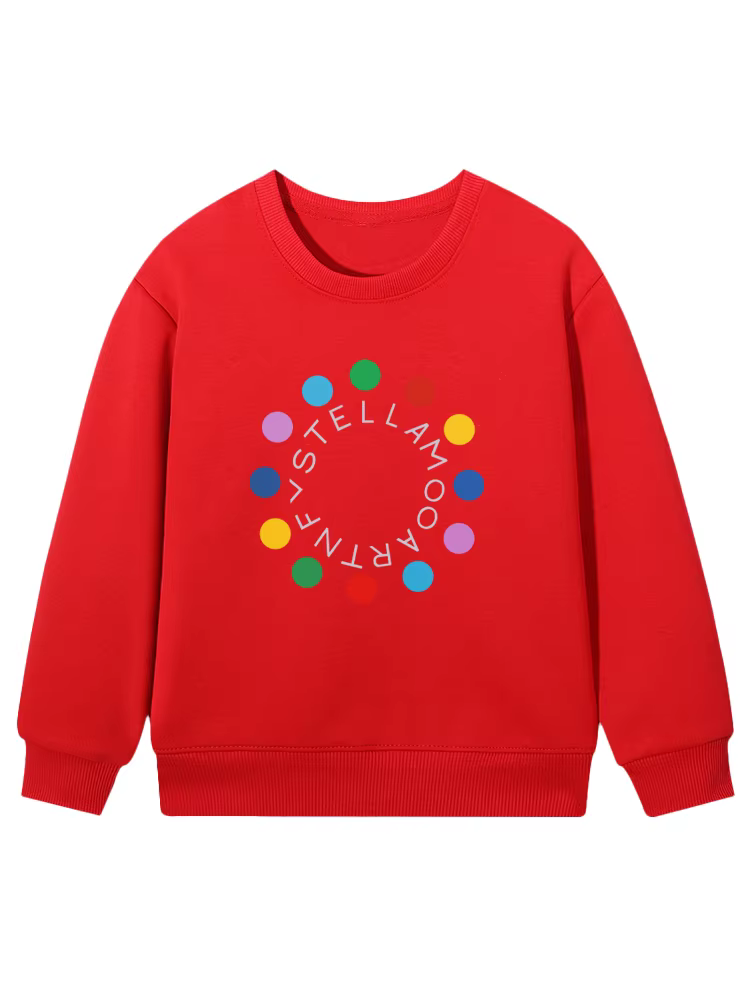 Girls' Colourful Circle Graphic Sweatshirt — image 3