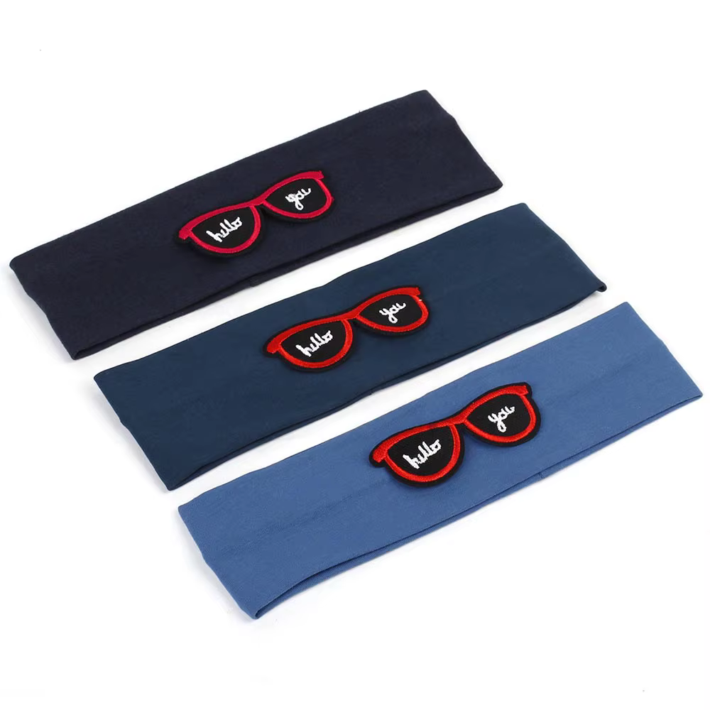 Embroidered Cotton Turban Headband — image 3