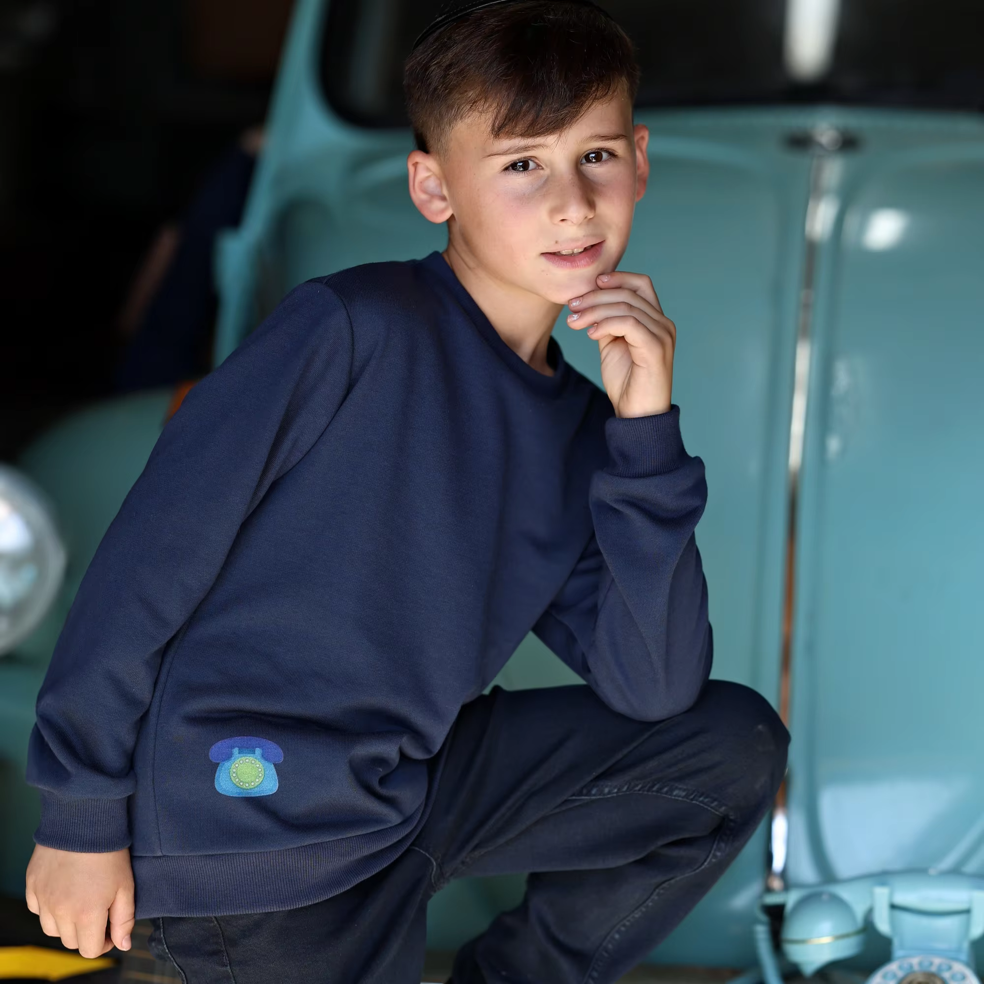 Telephone Print Collection – Little Boy Sweatshirt — image 6