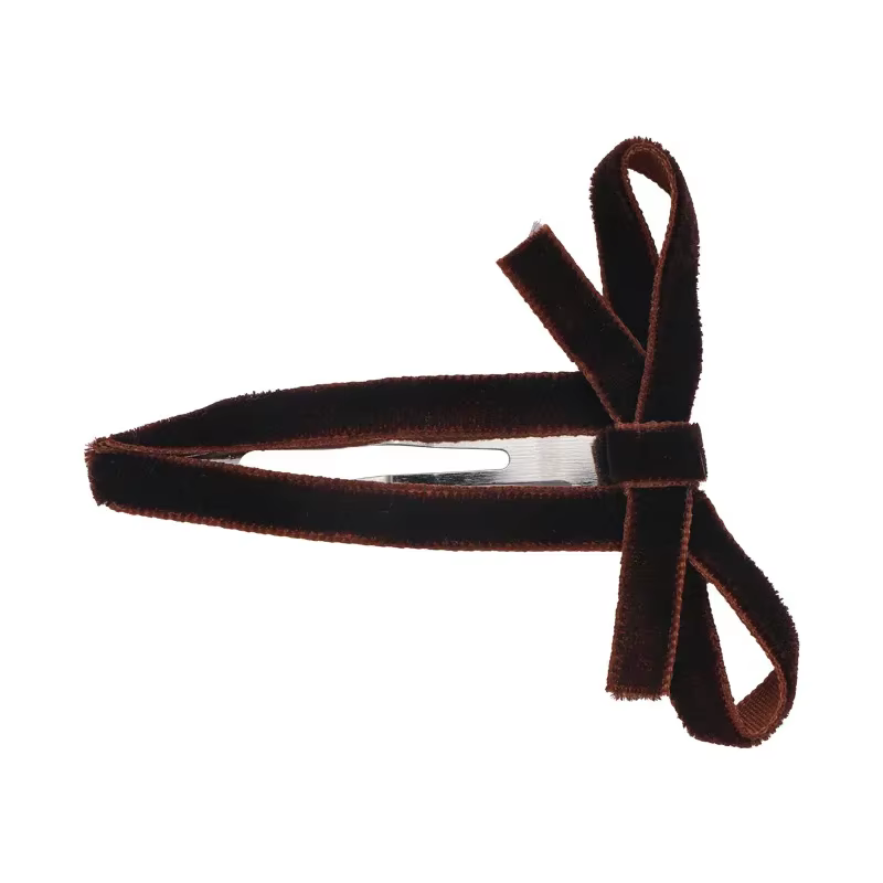 Velvet Cut-Out Bow Hair Clip — image 5