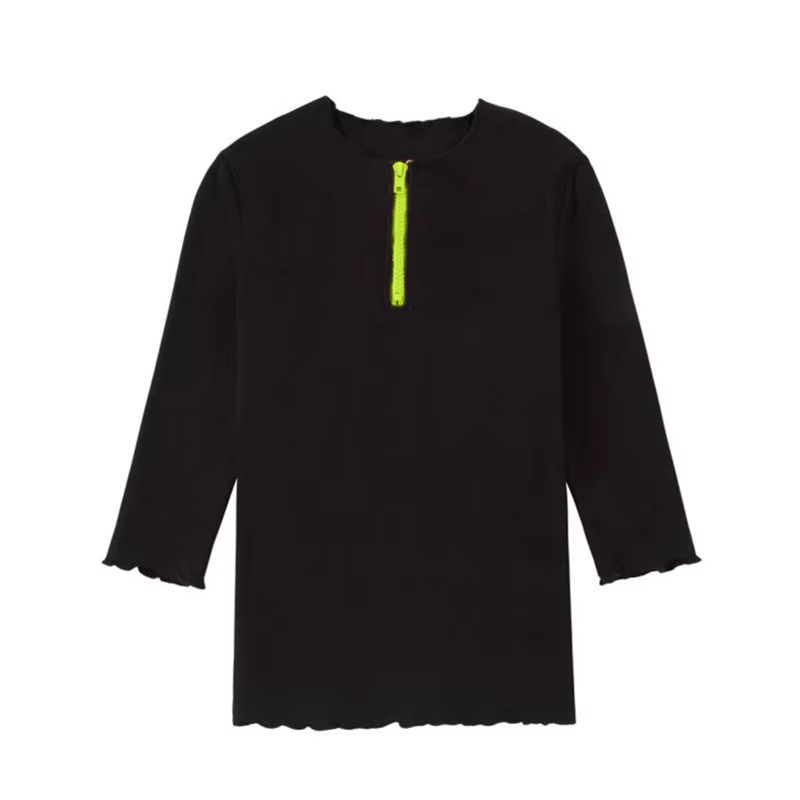 Long Panel Skirts – Zipper Tee