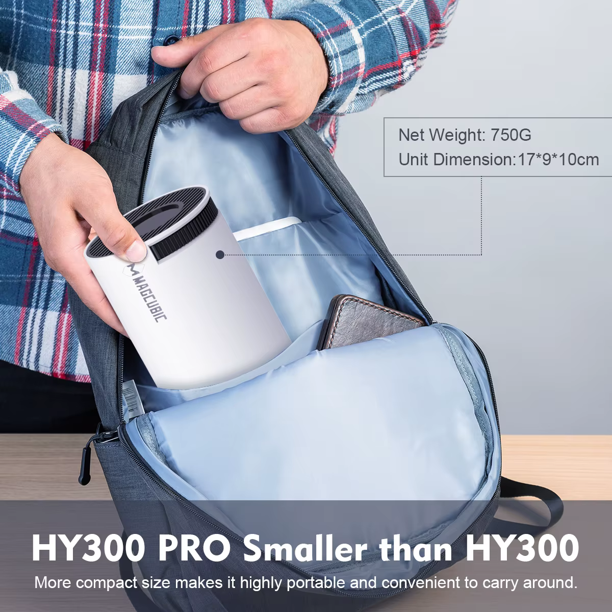 Mini Smart Projector (UK plug) – HY300-G — image 5