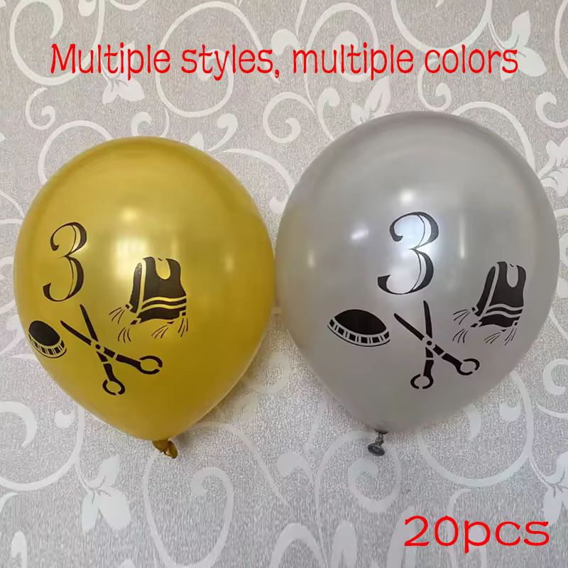 Upsherin Balloon Set – Gold & Silver