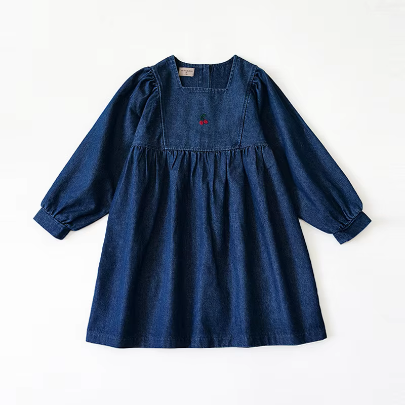 Denim Orchard girls denim dress – Ali Plus AW26